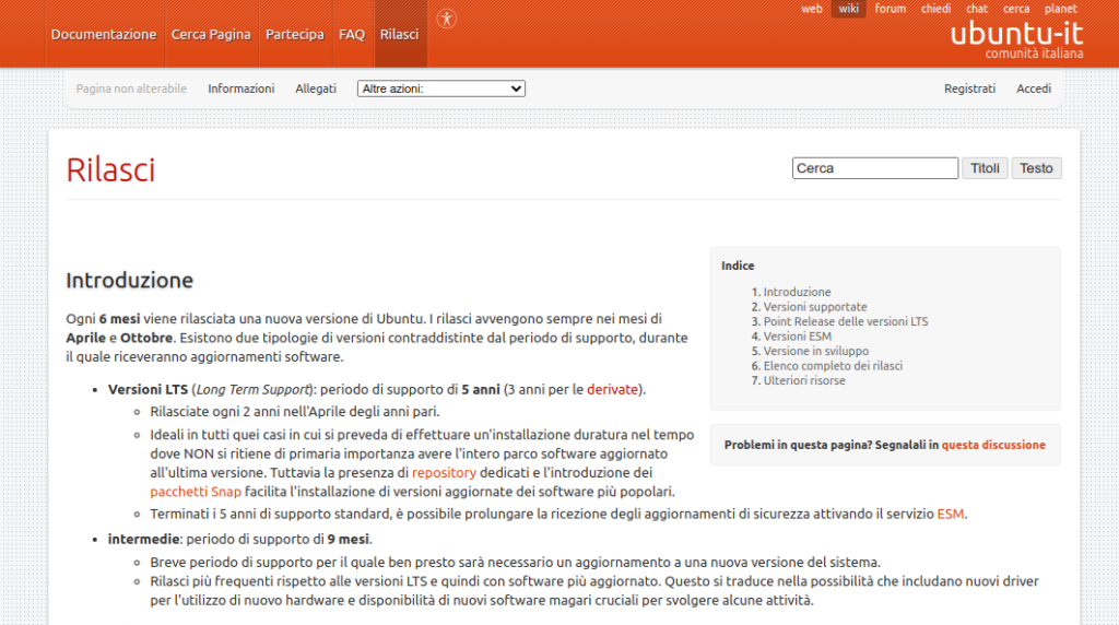 modalità di rilascio di nuove versioni di Ubuntu