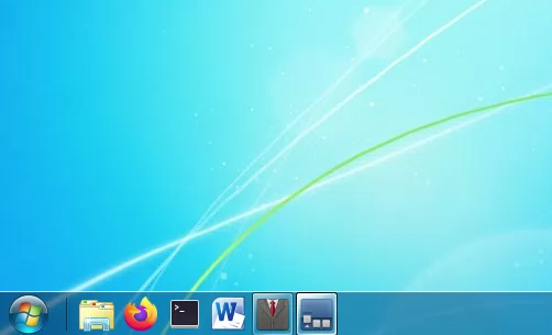Icona del menu start Windows in Linux Mint Cinnamon