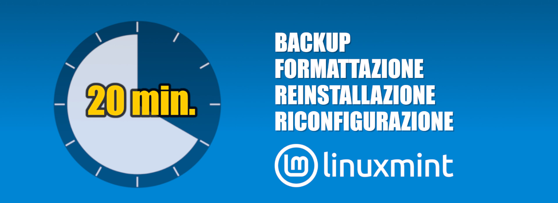 Riconfigurazione rapida Linux Mint con 3 script