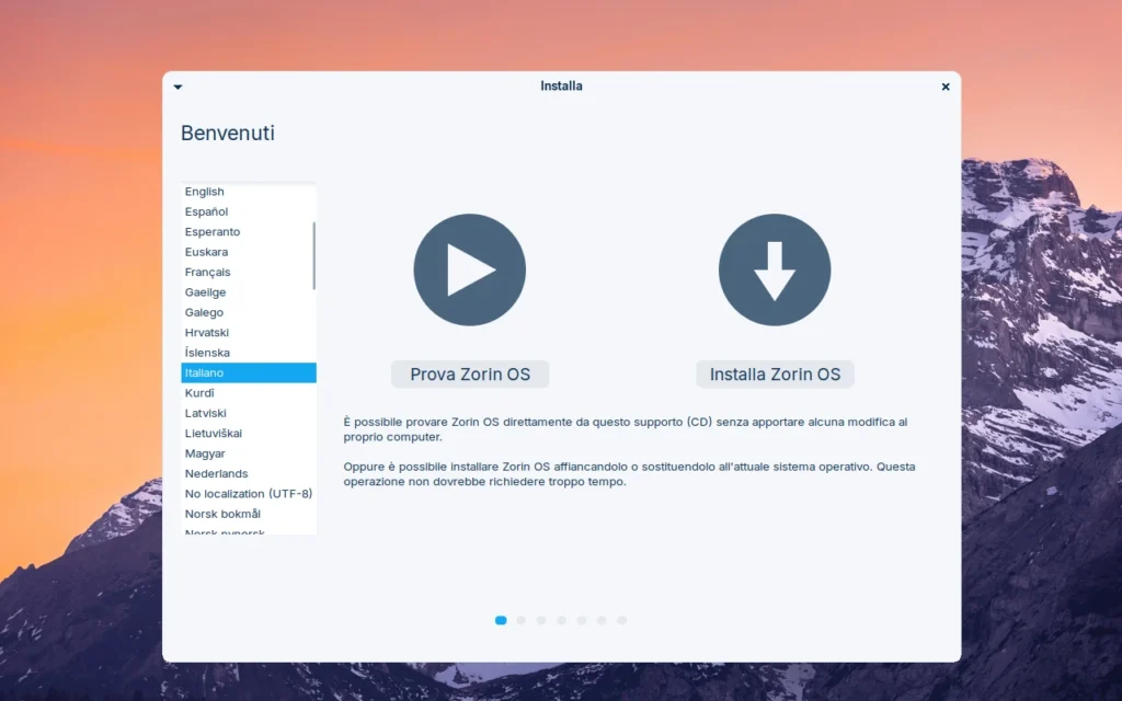 Prova o installa Zorin OS 17.2