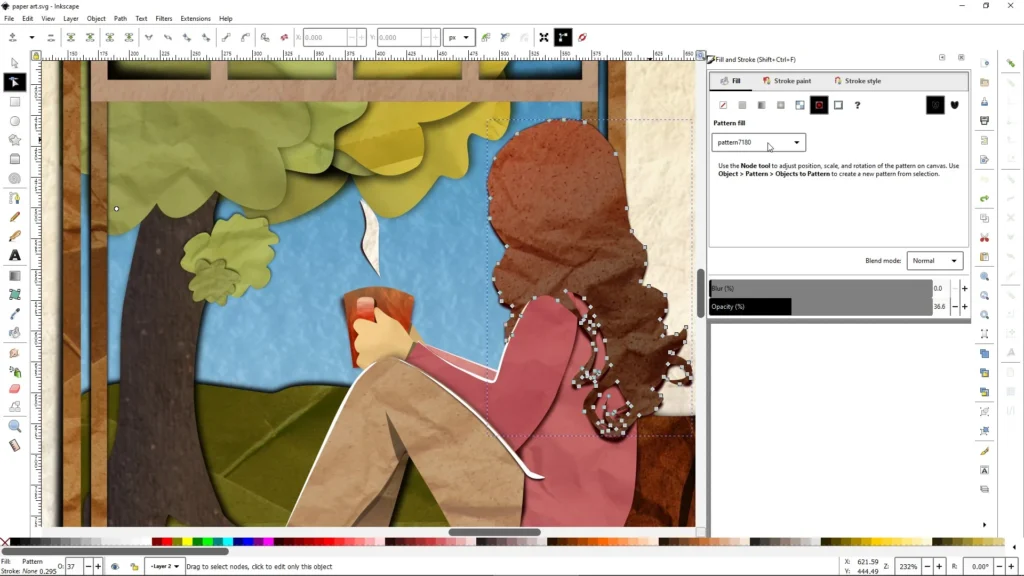 Screenshot di Inkscape